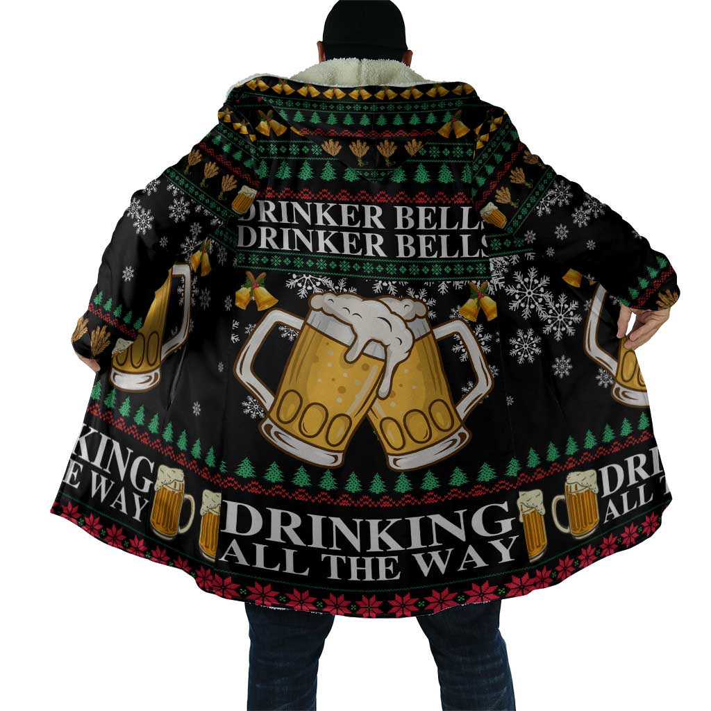 Drinker Bell Christmas Cloak Funny Xmas Holiday Patterns - Wonder Print Shop