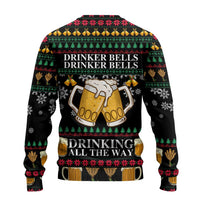 Drinker Bell Christmas Ugly Christmas Sweater Funny Xmas Holiday Patterns - Wonder Print Shop