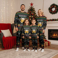 Drinker Bell Christmas Pajama Set Funny Xmas Holiday Patterns - Wonder Print Shop