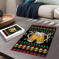 Drinker Bell Christmas Puzzle Funny Xmas Holiday Patterns - Wonder Print Shop