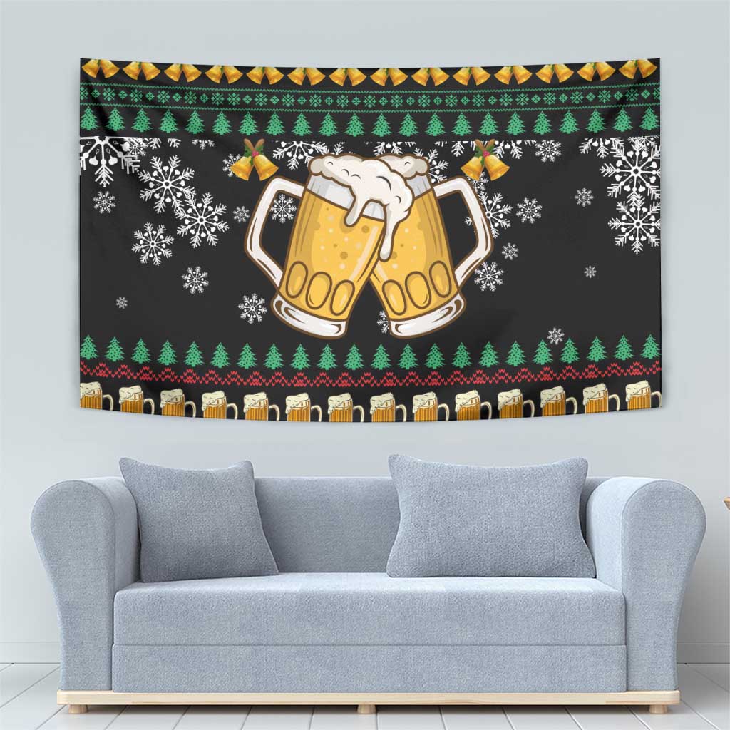 Drinker Bell Christmas Tapestry Funny Xmas Holiday Patterns - Wonder Print Shop