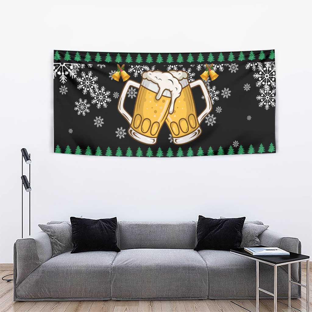 Drinker Bell Christmas Tapestry Funny Xmas Holiday Patterns - Wonder Print Shop