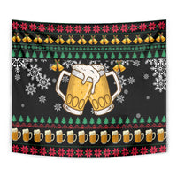Drinker Bell Christmas Tapestry Funny Xmas Holiday Patterns - Wonder Print Shop