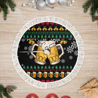 Drinker Bell Christmas Tree Skirt Funny Xmas Holiday Patterns - Wonder Print Shop