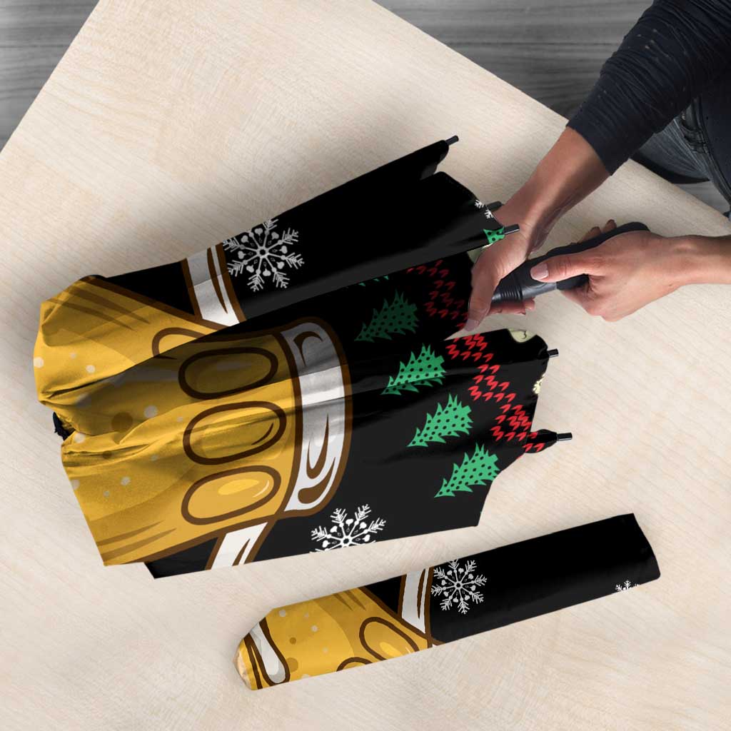 Drinker Bell Christmas Umbrella Funny Xmas Holiday Patterns - Wonder Print Shop
