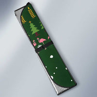 Flamingo Christmas Tree Christmas Auto Sun Shade Funny Xmas Holiday Patterns - Wonder Print Shop