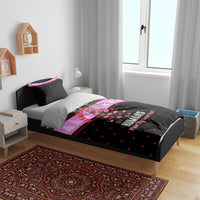 Flamingo Make Me Happy Christmas Bedding Set Funny Xmas Holiday Patterns - Wonder Print Shop