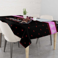 Flamingo Make Me Happy Christmas Tablecloth Funny Xmas Holiday Patterns - Wonder Print Shop
