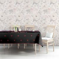 Flamingo Make Me Happy Christmas Tablecloth Funny Xmas Holiday Patterns - Wonder Print Shop