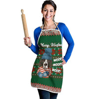 Great Dane Woofmas Christmas Apron Funny Xmas Holiday Patterns - Wonder Print Shop