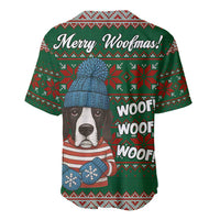 Great Dane Woofmas Christmas Baseball Jersey Funny Xmas Holiday Patterns - Wonder Print Shop