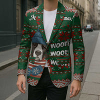 Great Dane Woofmas Christmas Blazer Funny Xmas Holiday Patterns - Wonder Print Shop