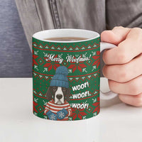 Great Dane Woofmas Christmas Ceramic Mug Funny Xmas Holiday Patterns - Wonder Print Shop