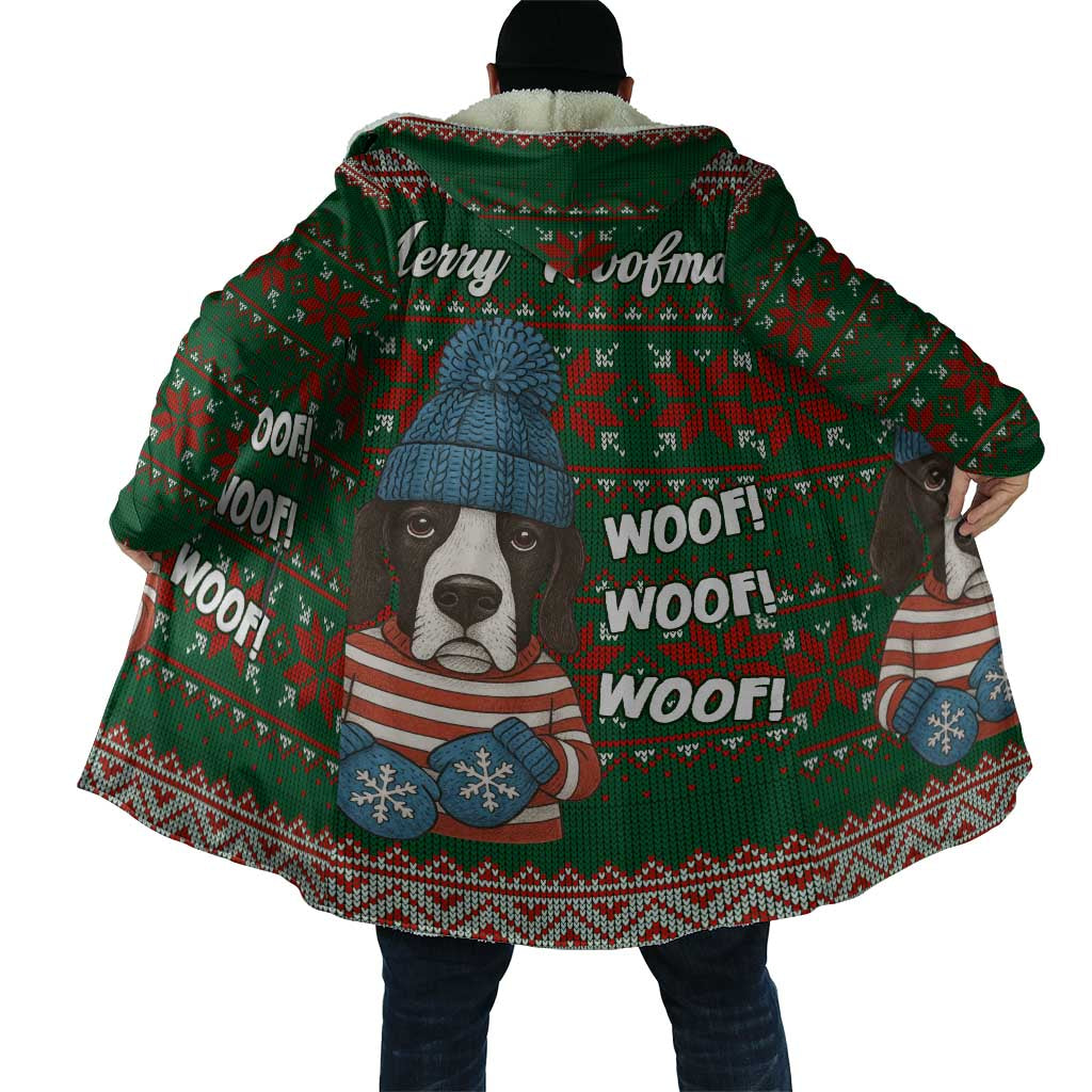 Great Dane Woofmas Christmas Cloak Funny Xmas Holiday Patterns - Wonder Print Shop