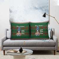 Great Dane Woofmas Christmas Pillow Cover Funny Xmas Holiday Patterns - Wonder Print Shop
