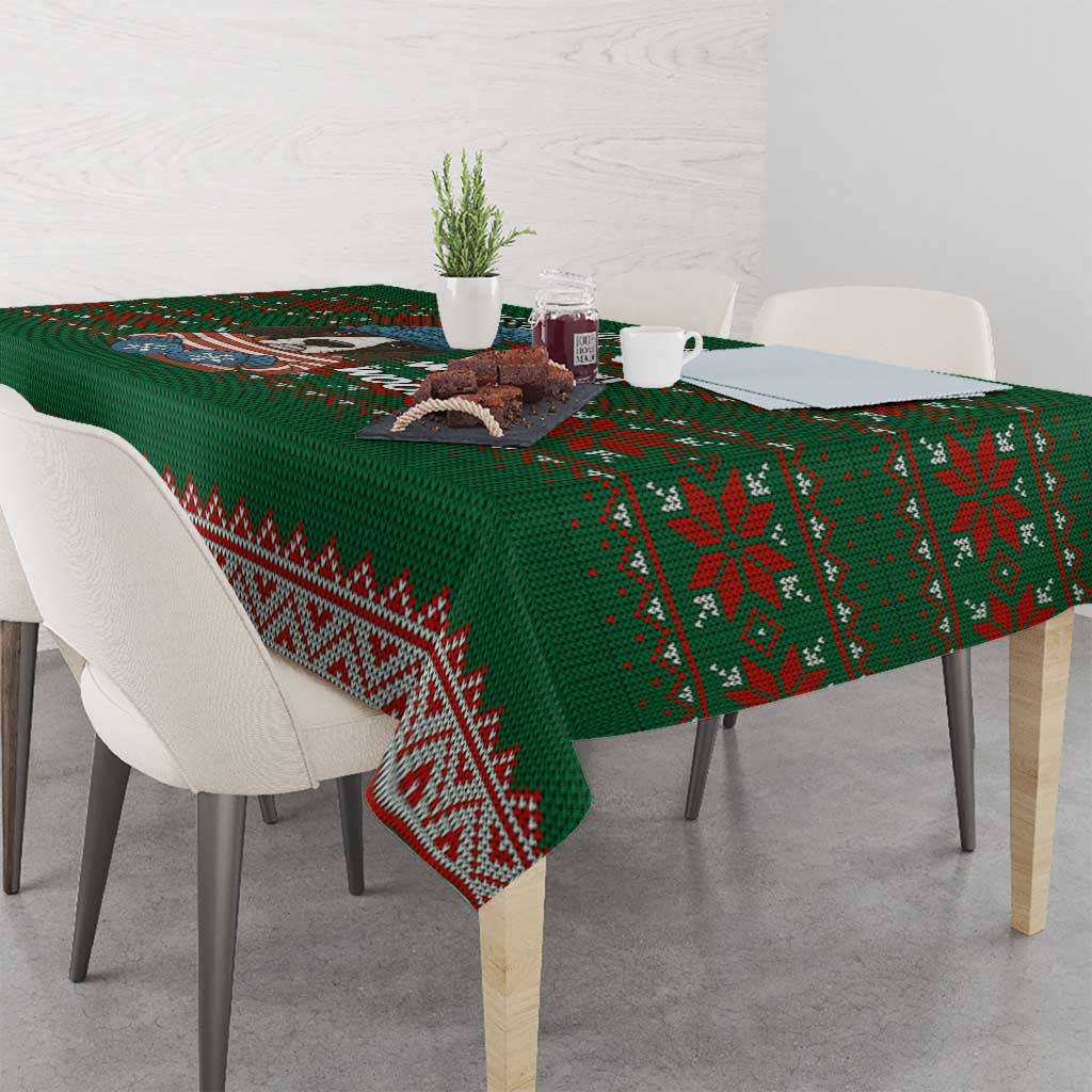 Great Dane Woofmas Christmas Tablecloth Funny Xmas Holiday Patterns - Wonder Print Shop