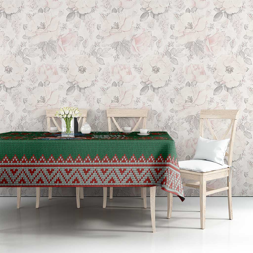Great Dane Woofmas Christmas Tablecloth Funny Xmas Holiday Patterns - Wonder Print Shop