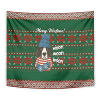 Great Dane Woofmas Christmas Tapestry Funny Xmas Holiday Patterns - Wonder Print Shop