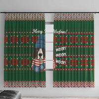 Great Dane Woofmas Christmas Window Curtain Funny Xmas Holiday Patterns - Wonder Print Shop