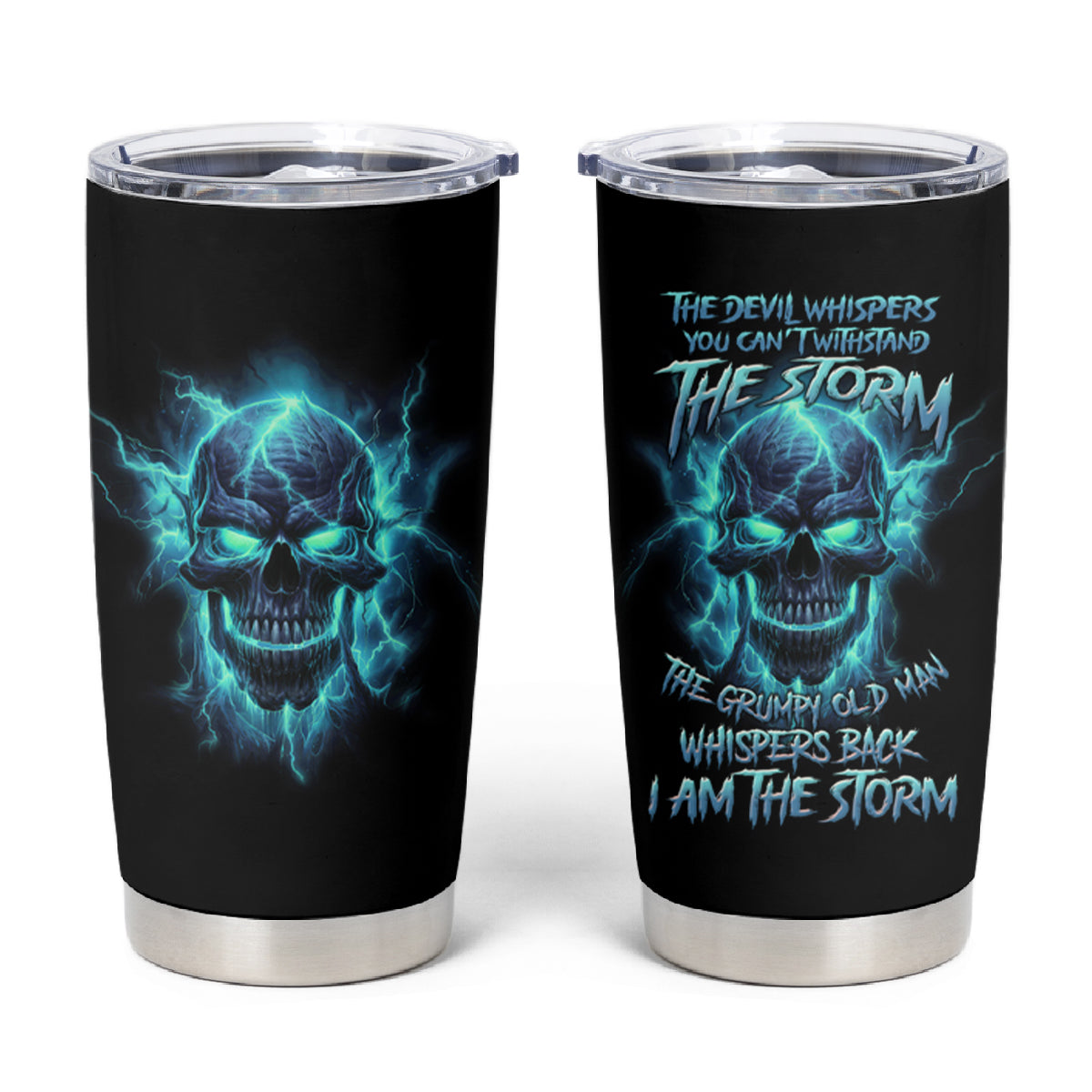 I Am The Storm Grumpy Old Man Tumbler Cup