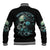 Fresh Out Of F Skull Rose Baseball Jacket - Wonder Print Shop