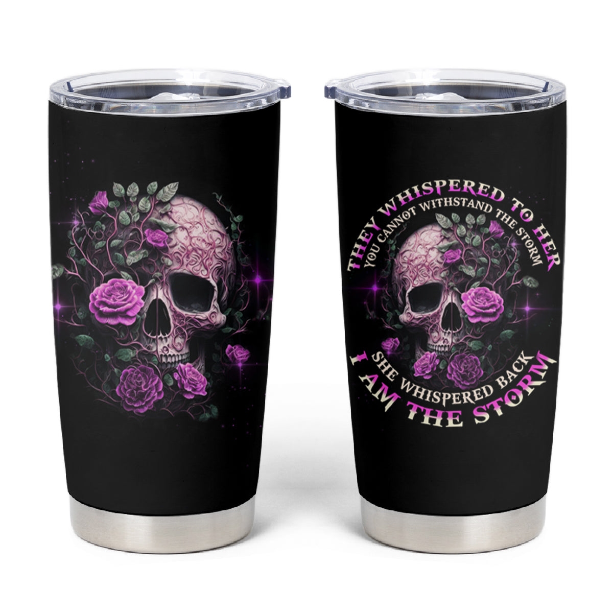 I Am The Storm Rose Tumbler Cup