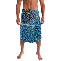 Iranian Mosaic Art Pattern Lavalava with Persian Calligraphy and Flag Accents