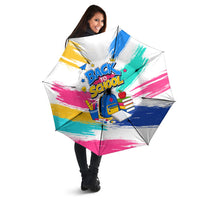 Back To School Umbrella New Year New Chapter Colorful Paint Splatter