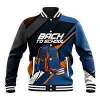 Personalized Back To School Baseball Jacket Student Backpack Basketball Geometric Stripes