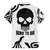 Skull Family Matching Long Sleeve Bodycon Dress and Hawaiian Shirt Born To Die - Wonder Print Shop