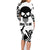 Skull Family Matching Long Sleeve Bodycon Dress and Hawaiian Shirt Born To Die - Wonder Print Shop