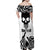 Skull Family Matching Off Shoulder Maxi Dress and Hawaiian Shirt Born To Die - Wonder Print Shop