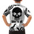 Skull Family Matching Puletasi Dress and Hawaiian Shirt Born To Die - Wonder Print Shop