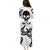 Skull Family Matching Puletasi Dress and Hawaiian Shirt Born To Die - Wonder Print Shop