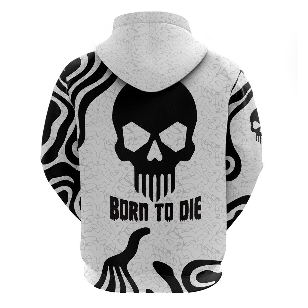 Skull Hoodie Born To Die - Wonder Print Shop