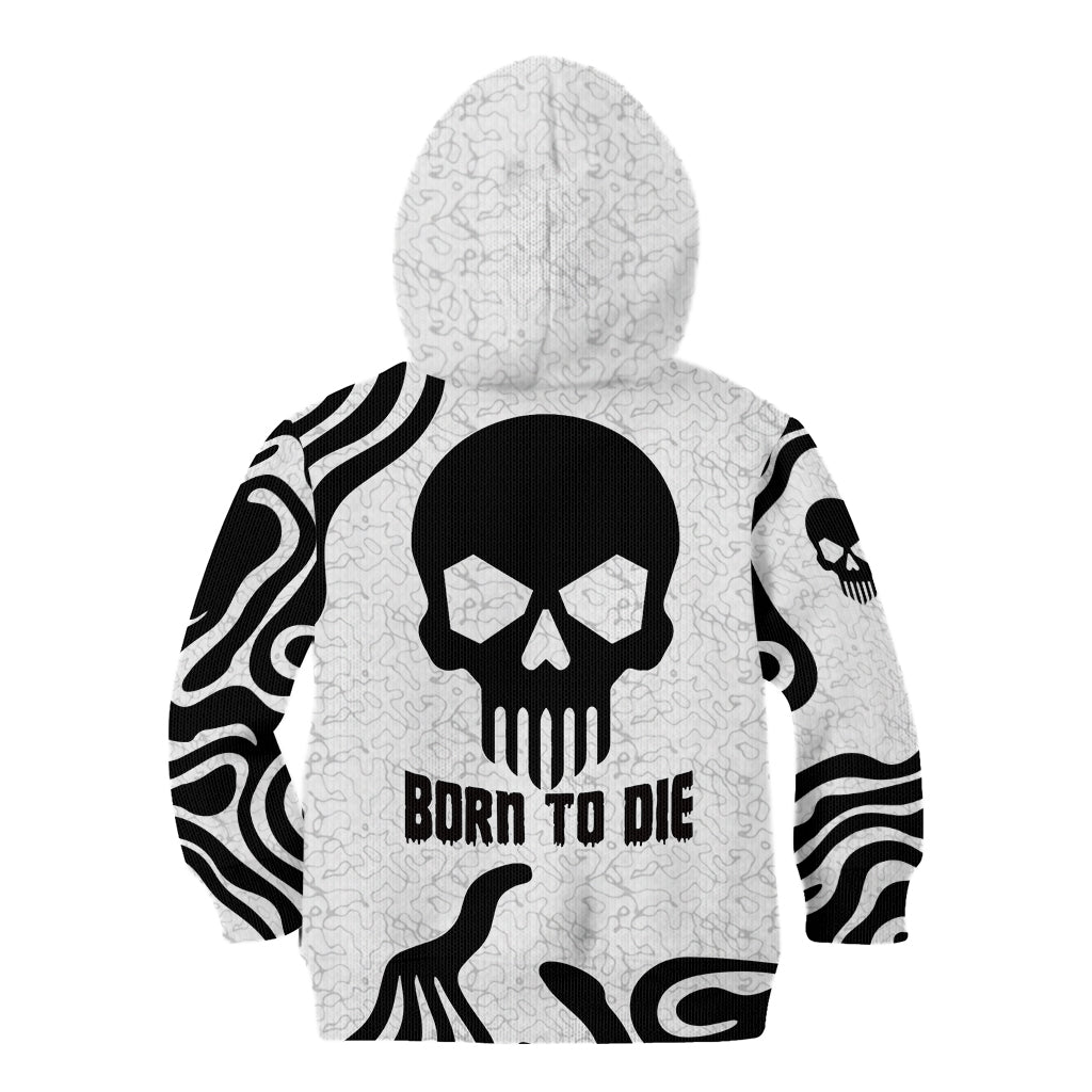 Skull Kid Hoodie Born To Die - Wonder Print Shop