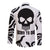 Skull Long Sleeve Button Shirt Born To Die - Wonder Print Shop