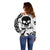 Skull Off Shoulder Sweater Born To Die - Wonder Print Shop