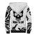 Skull Sherpa Hoodie Born To Die - Wonder Print Shop