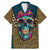 Skull Gang Family Matching Mermaid Dress and Hawaiian Shirt Sic Transit Gloria Mundi - Wonder Print Shop