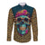 Skull Gang Long Sleeve Button Shirt Sic Transit Gloria Mundi - Wonder Print Shop