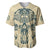 Polynesian Baseball Jersey Warrior Skull with Tribal Patterns Tattoo Design - Wonder Print Shop