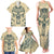 Polynesian Family Matching Tank Maxi Dress and Hawaiian Shirt Warrior Skull with Tribal Patterns Tattoo Design - Wonder Print Shop