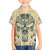 Polynesian Hawaiian Shirt Warrior Skull with Tribal Patterns Tattoo Design - Wonder Print Shop