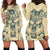 Polynesian Hoodie Dress Warrior Skull with Tribal Patterns Tattoo Design - Wonder Print Shop