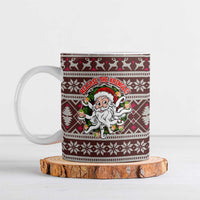 Funny Santa Claus Release The Kringle Christmas Ceramic Mug Xmas Holiday Patterns - Wonder Print Shop