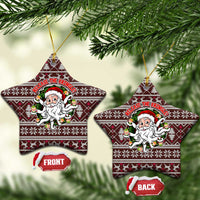 Funny Santa Claus Release The Kringle Christmas Ceramic Ornament Xmas Holiday Patterns - Wonder Print Shop