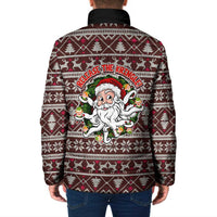 Funny Santa Claus Release The Kringle Christmas Padded Jacket Xmas Holiday Patterns - Wonder Print Shop