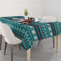 Funny Shark Christmas Tablecloth Xmas Holiday Patterns - Wonder Print Shop