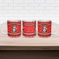 Give Your Heart Pitbull Dog Christmas Ceramic Mug Xmas Holiday Patterns - Wonder Print Shop